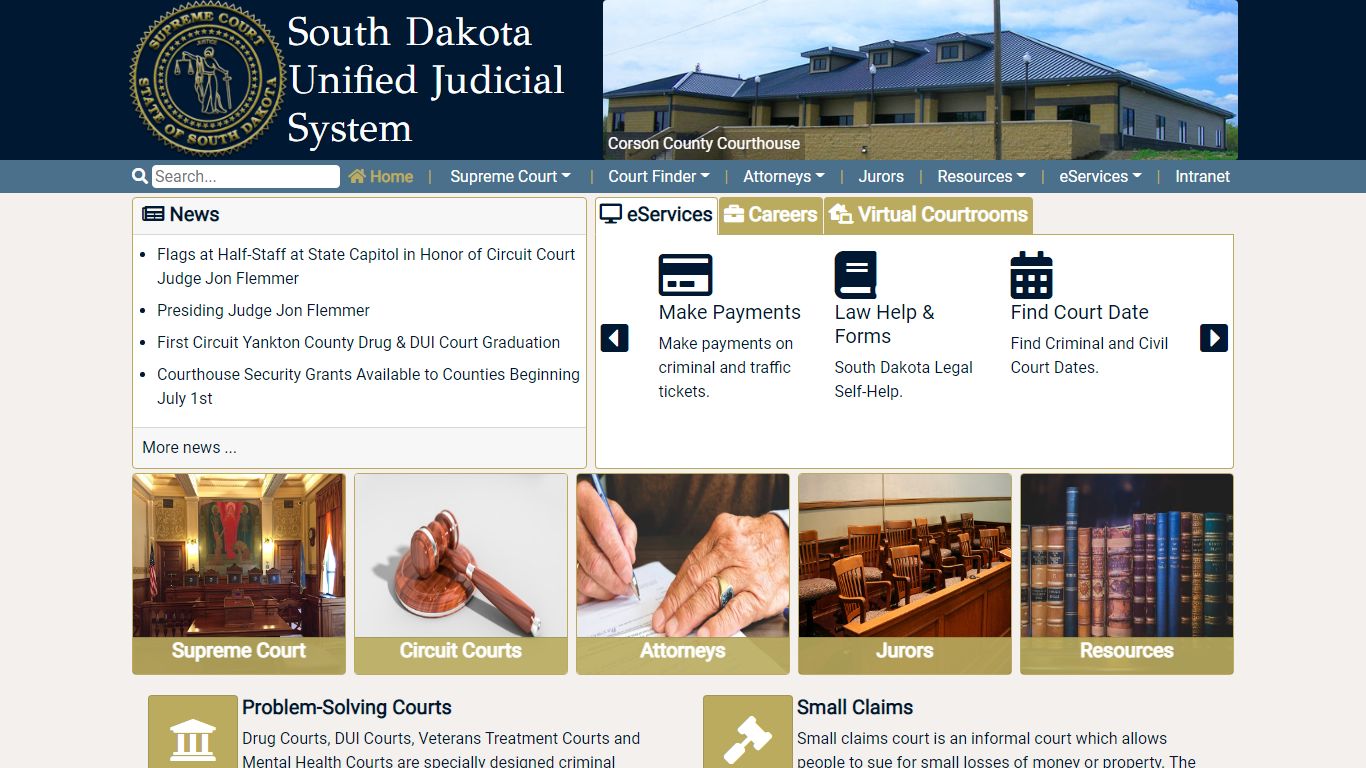 South Dakota - SD Judicial System